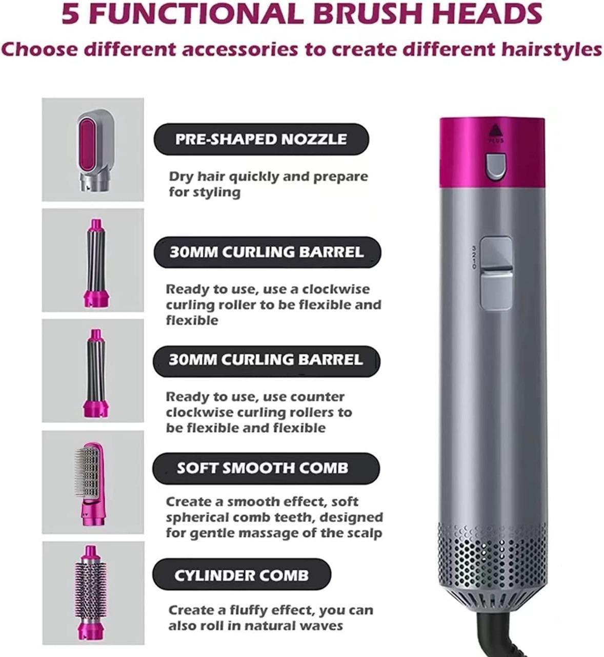 5-in-1 Magic Hair Styler