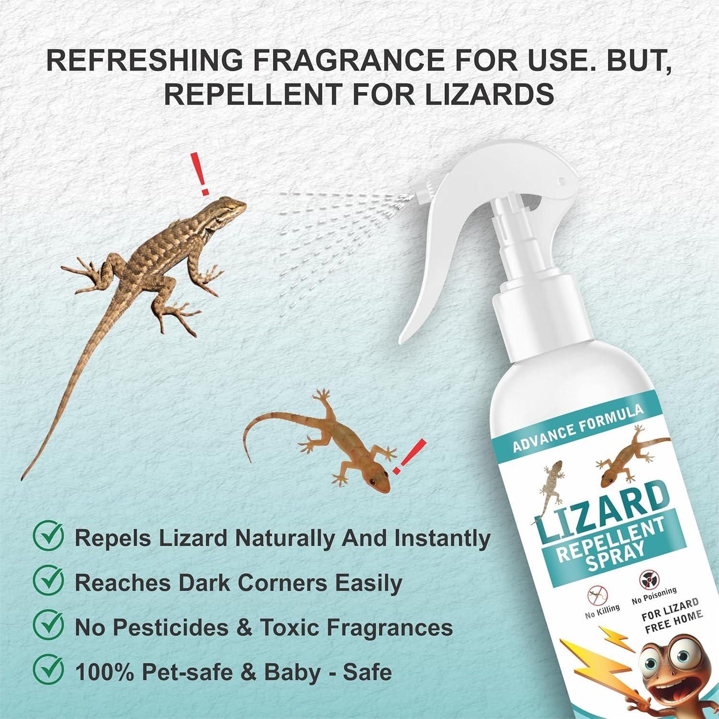 QuickFix Lizard Blocker Spray 250ML (Pack of 2)