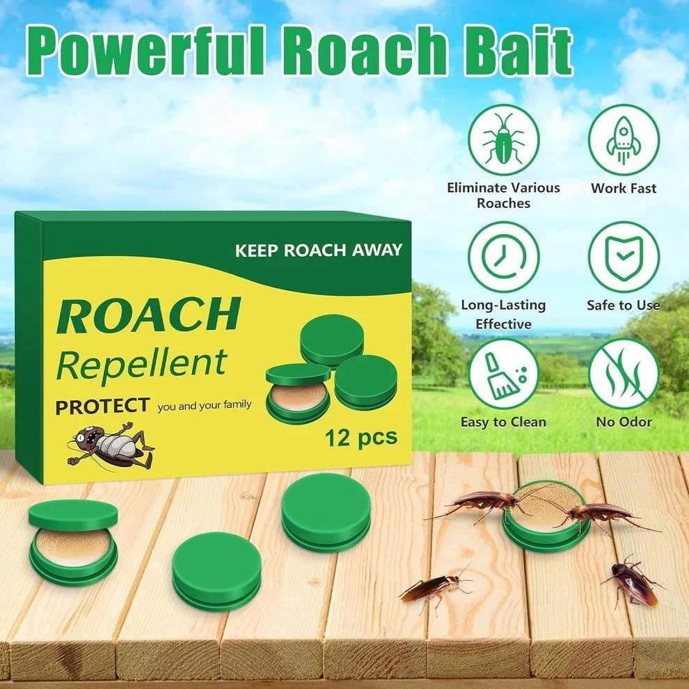 24pcs ( 12pcs +12 pcs ) Cockroach Powder or Gel Bait – Best for Kitchen, Home & Office