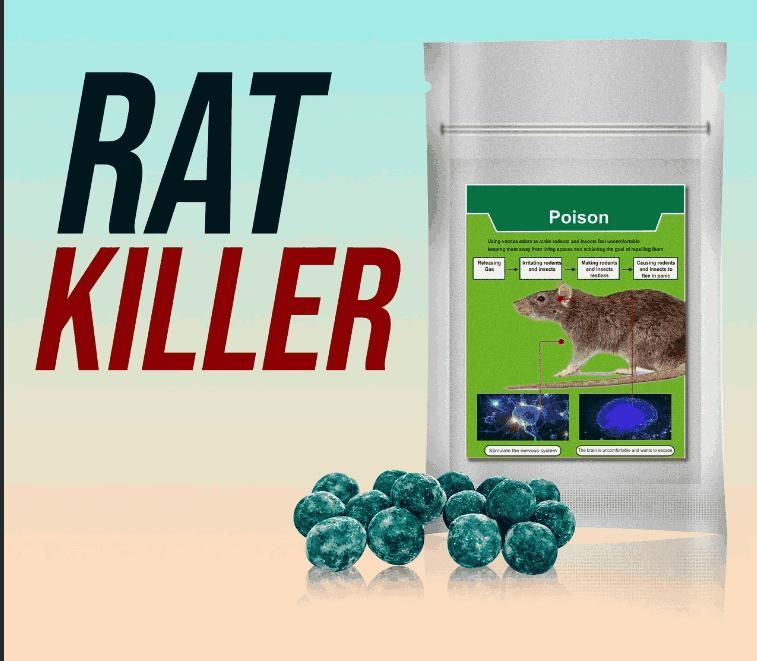 30pcs ( 15pcs +15 pcs ) Poison RAT AND INSECT PEST Pellets Best for Kitchen, Home & Office