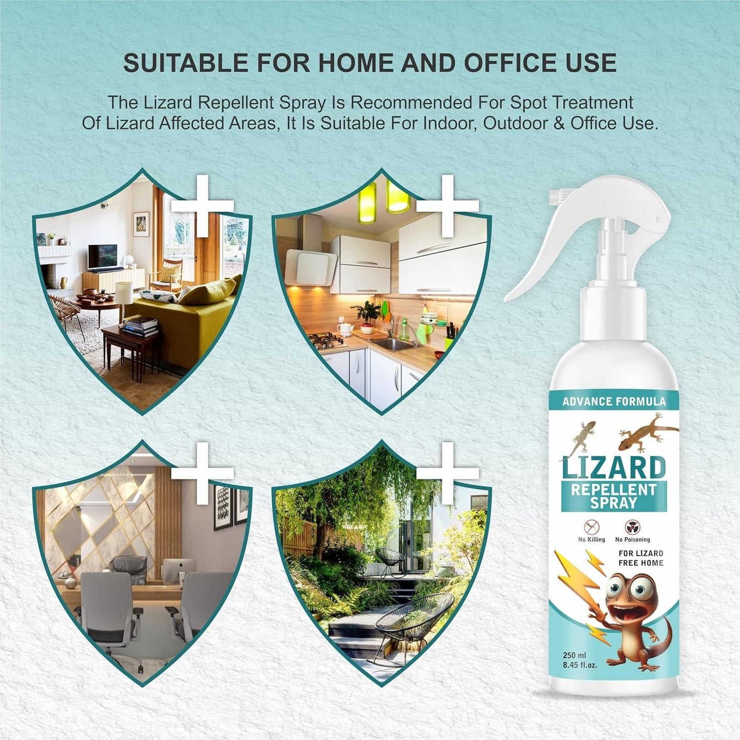 QuickFix Lizard Blocker Spray 250ML (Pack of 2)
