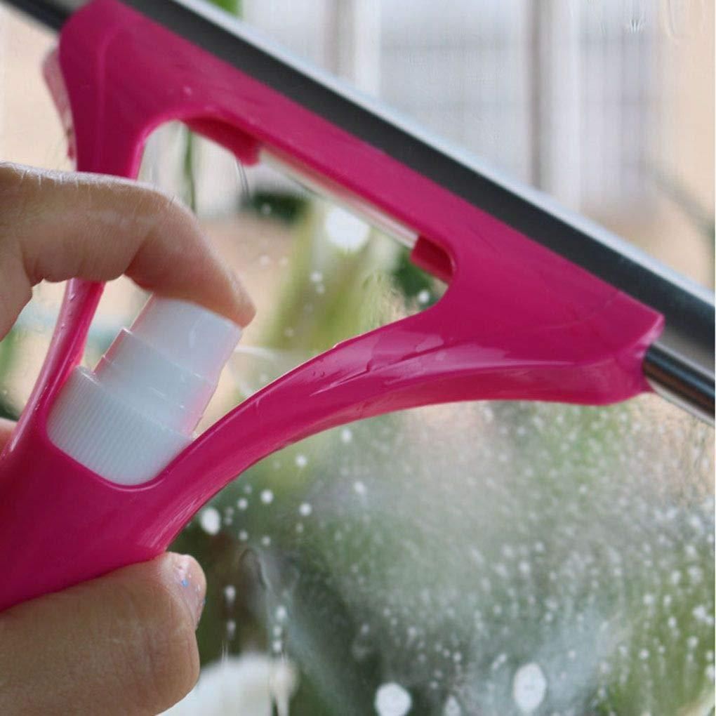 Rubber and Aluminum glass Wiper with Water Sprayer Tool