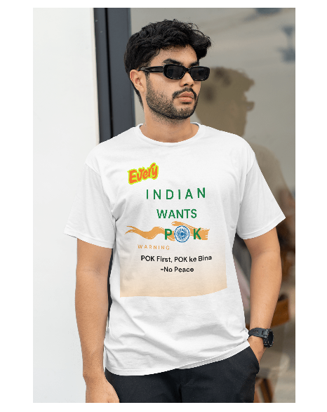 Unisex T SHIRT for both MEN & WOMEN "Make INDIA proud"