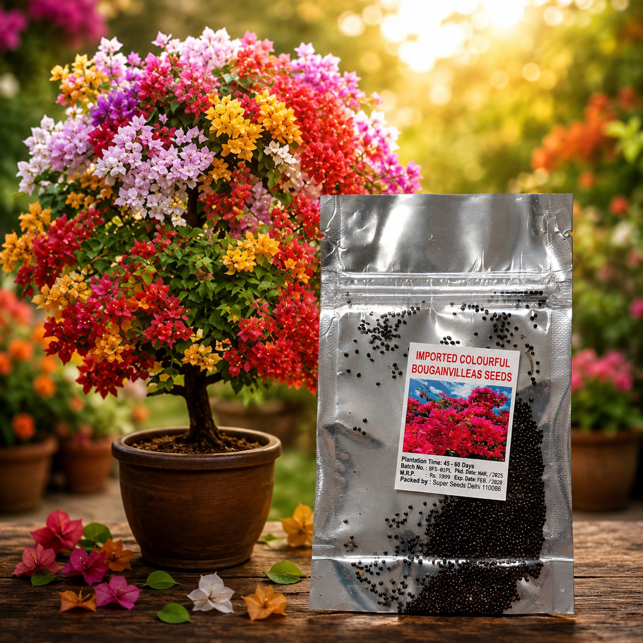 Mix Colour Bougainvillea Flower Seeds