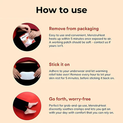 Menstruation Pain Relief Pad 8Pcs