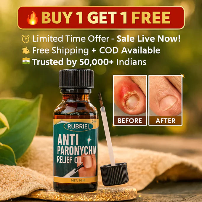 Nails repair & Anti Paronychia Relief Oil 20 ml Pack of 2