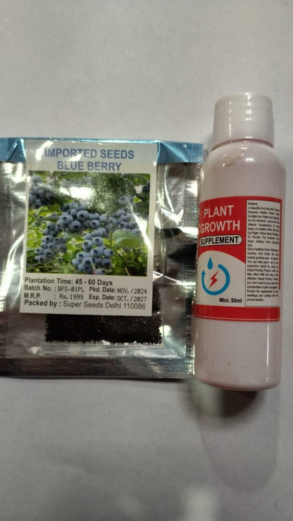 Giant Blueberry Fruit Seeds and Get Free plant booster