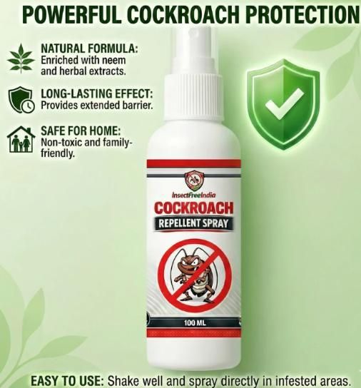 Cockroach Repellent Spray Buy 1 get 1 Free (Pack of 2)