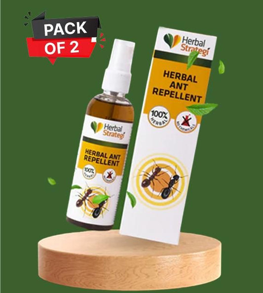 HERBAL Ant Repellent Spray Non-Toxic 100% Herbal Stain Free (Pack of 2)