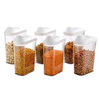 Plastic Dispenser Jar/Container Pack of 6