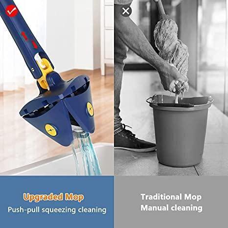 Triangle Mop with Extendable Handle