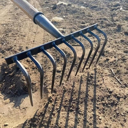 Heavy - Duty Nine OR Seven Tine Garden Hoe
