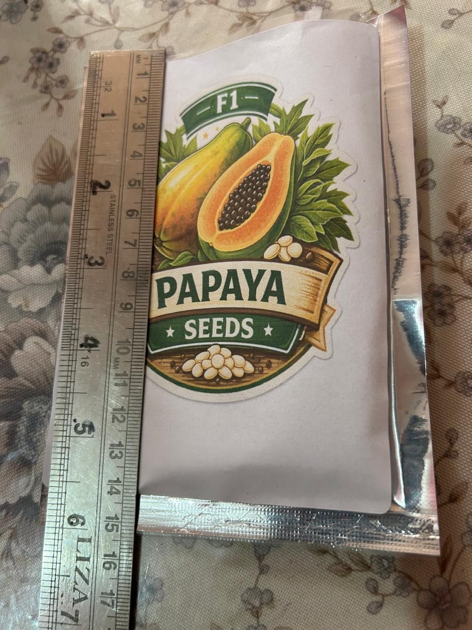 Papaya (Papita) Seeds and Free Plant Growth Serum