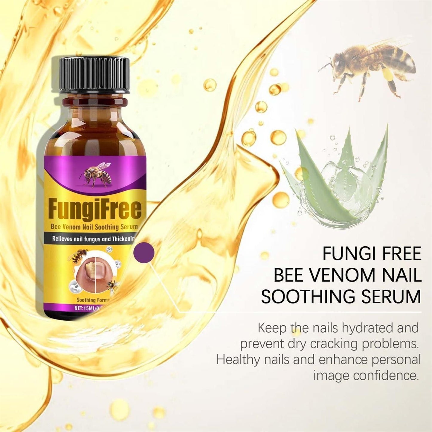 Nail Treatment Solution Serum (15ml) (Pack of 2)