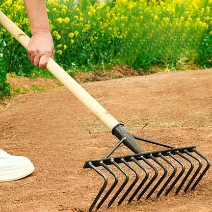 Heavy - Duty Nine OR Seven Tine Garden Hoe