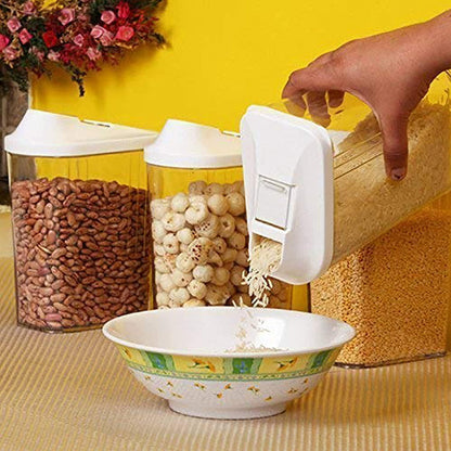 Plastic Dispenser Jar/Container Pack of 6