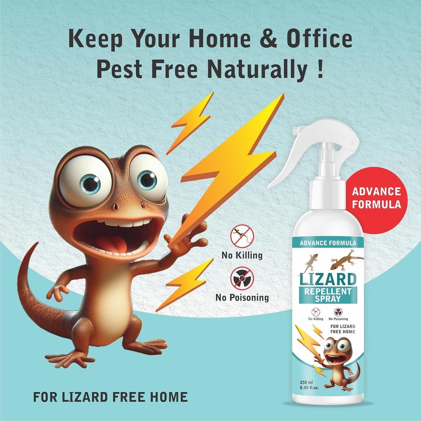 QuickFix Lizard Blocker Spray 250ML (Pack of 2)