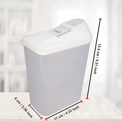 Plastic Dispenser Jar/Container Pack of 6