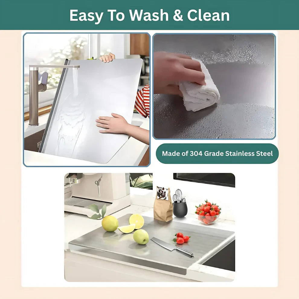 Stainless Steel Chopping Board (35x31cm)
