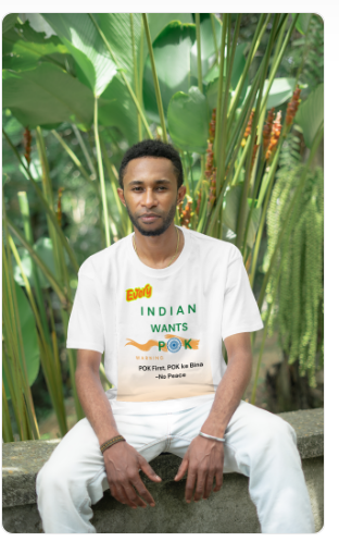 Unisex T SHIRT for both MEN & WOMEN "Make INDIA proud"