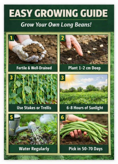 Super-Long Green Bean Seeds Buy 1 Get 1 Free