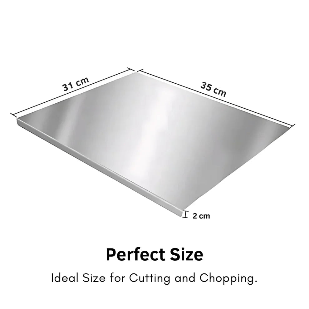 Stainless Steel Chopping Board (35x31cm)