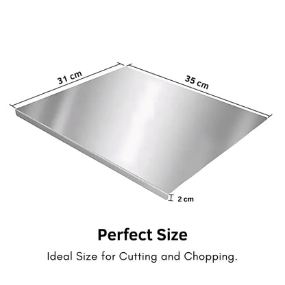Stainless Steel Chopping Board (35x31cm)