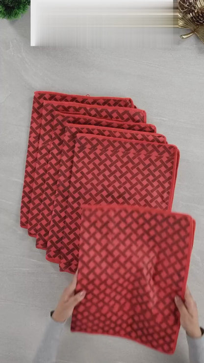 High Quality Flower Printed Saree Cover (Pack of 10)
