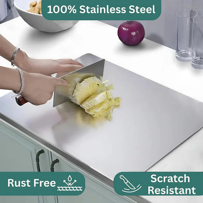 Stainless Steel Chopping Board (35x31cm)