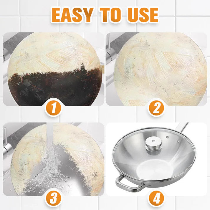 Powerful Burnt Residue Remover Paste for Cookware 100gm Each  (Pack of 2)