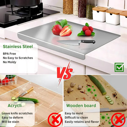 Stainless Steel Chopping Board (35x31cm)